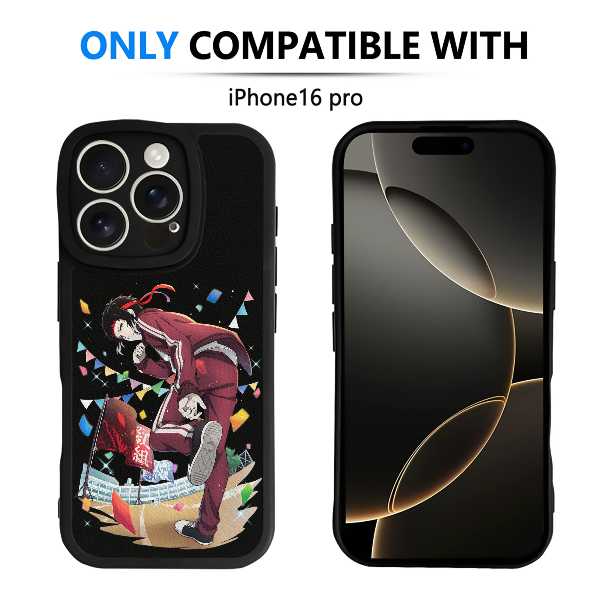 （画像用） 文豪ストレイドッグス Bungo Stray Dogs 【iPhone 16シリーズ対応】シリコンスマホケース（レザー調） 材質：シリコン